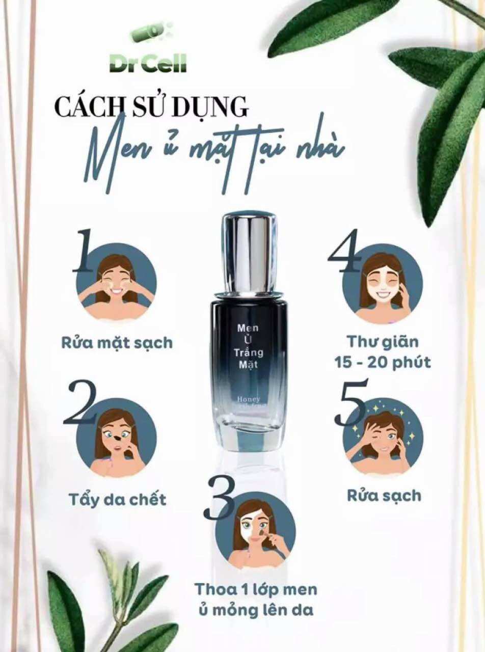 Men Ủ Trắng Mặt DR CELL 50gram