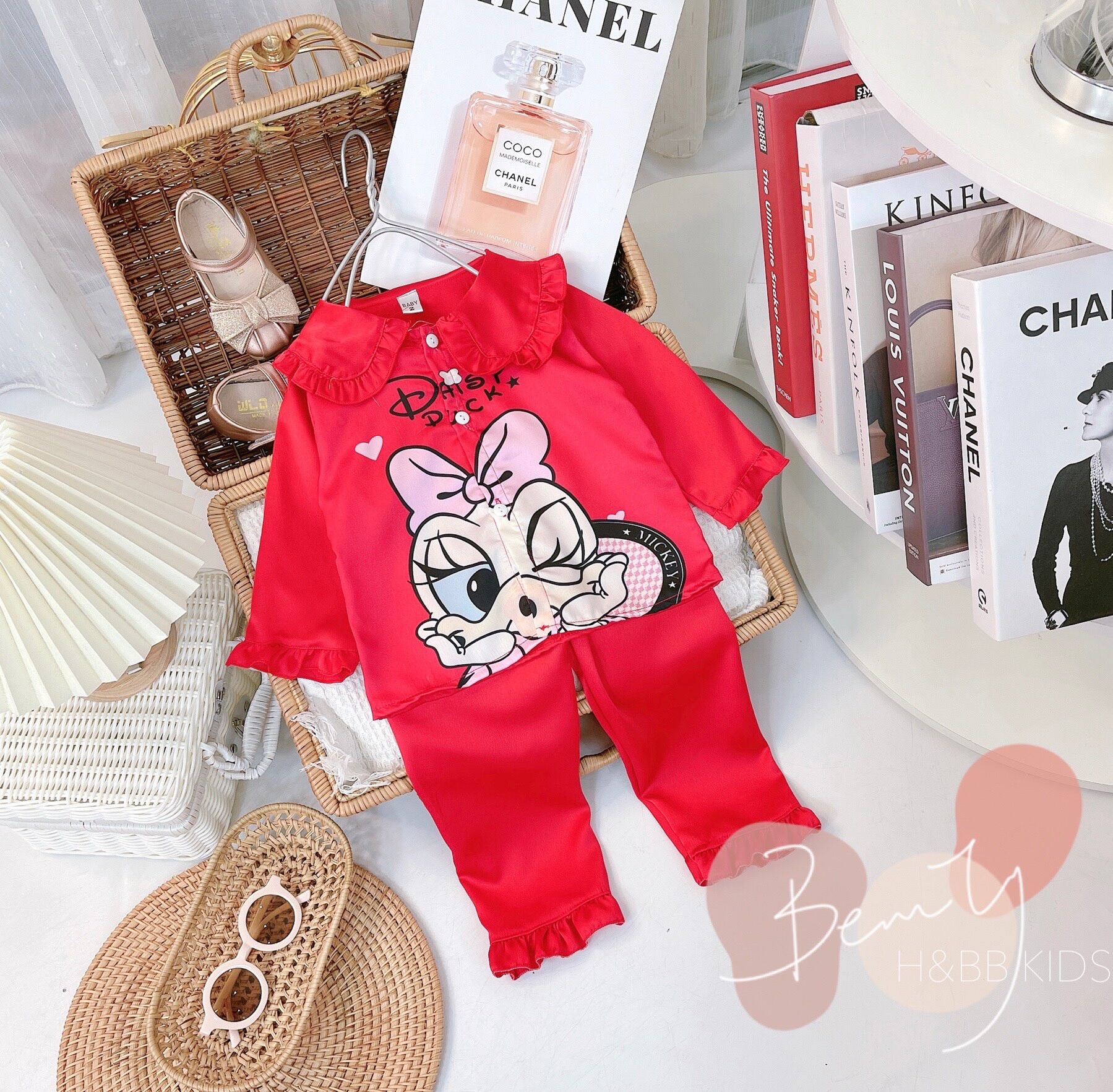 Đồ bộ Pyjama lụa bé gái