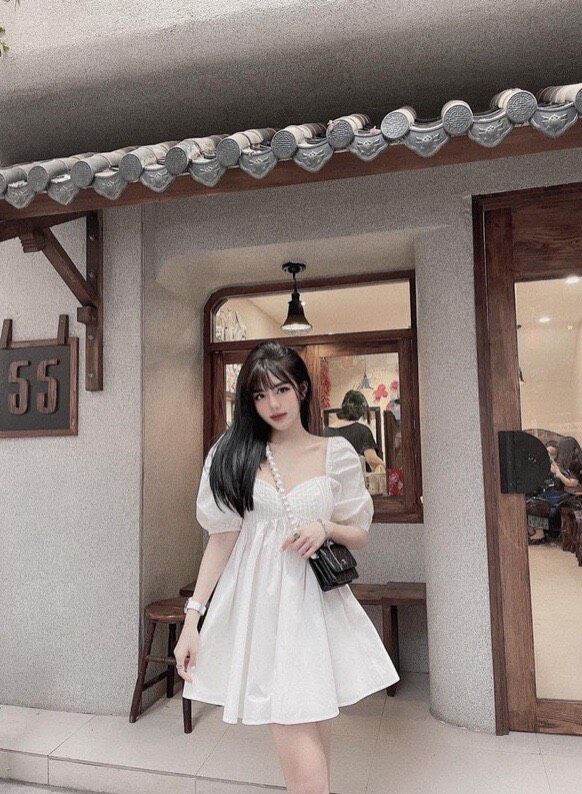 50-95kg Bigsize ĐẦM BABYDOLL CỔ TIM