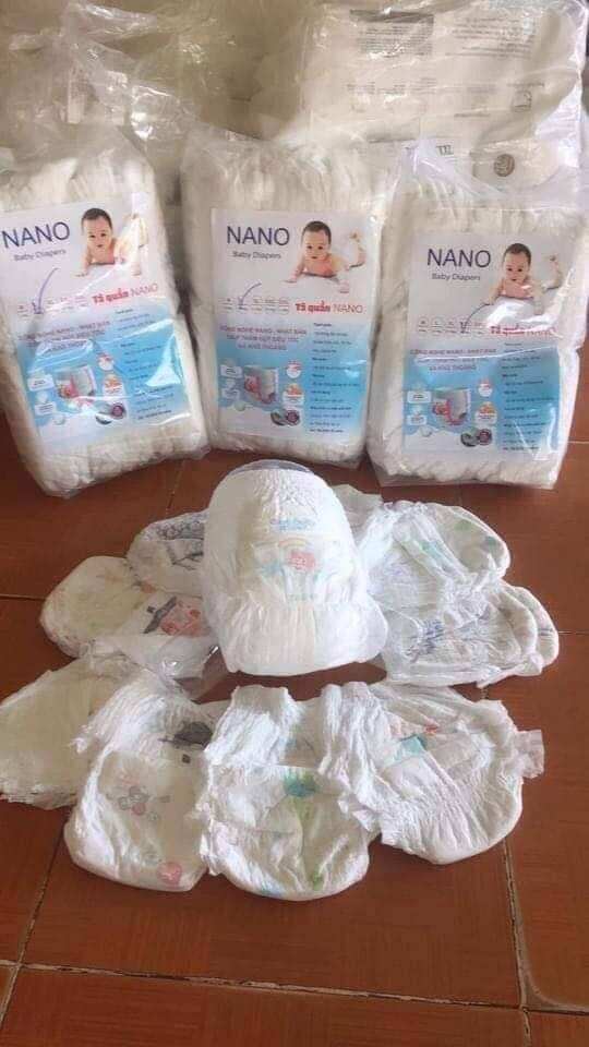 100 bỉm NANO siêu thấm hút công nghệ nhật bản