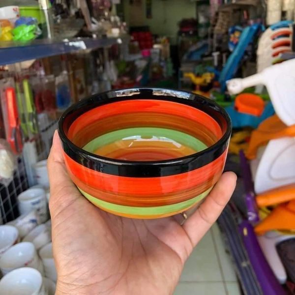 Set 5 cái chén sứ cầu vồng