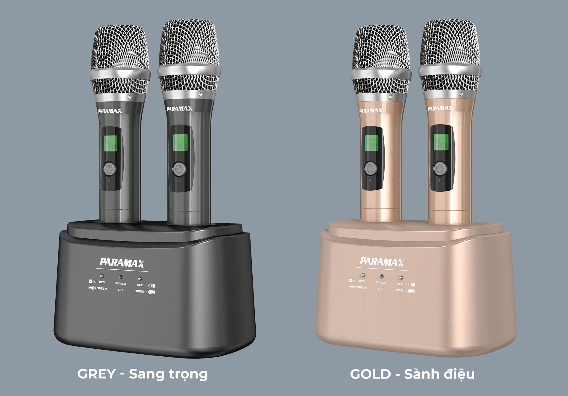 Micro karaoke cao cấp không dây PARAMAX SM-2500 SMART
