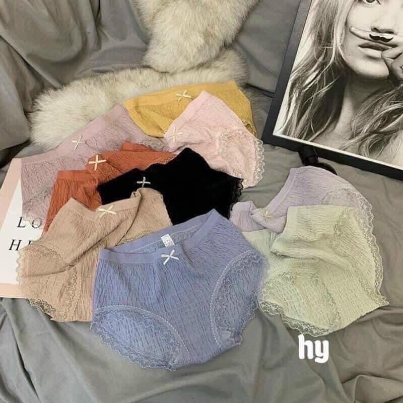QUẦN CHÍP COTTON DÚM NƠ SIÊU XINH