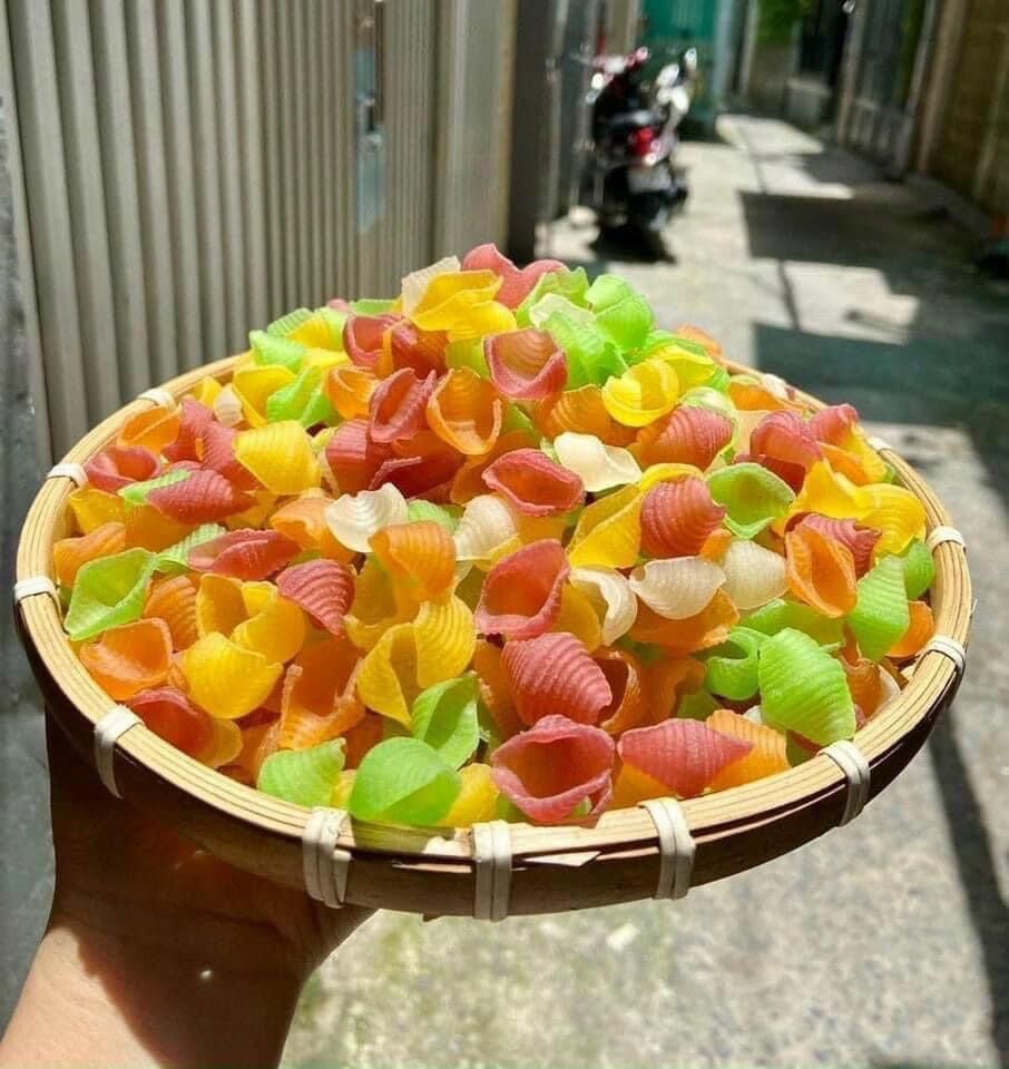 Nui Gạo Lức/ Nui Sò Ngũ Sắc 500gr