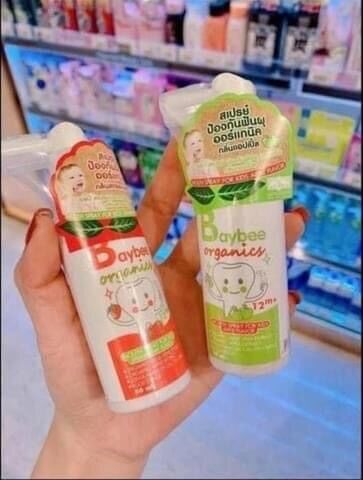 Xịt chống sâu răng baybee organic thái lan