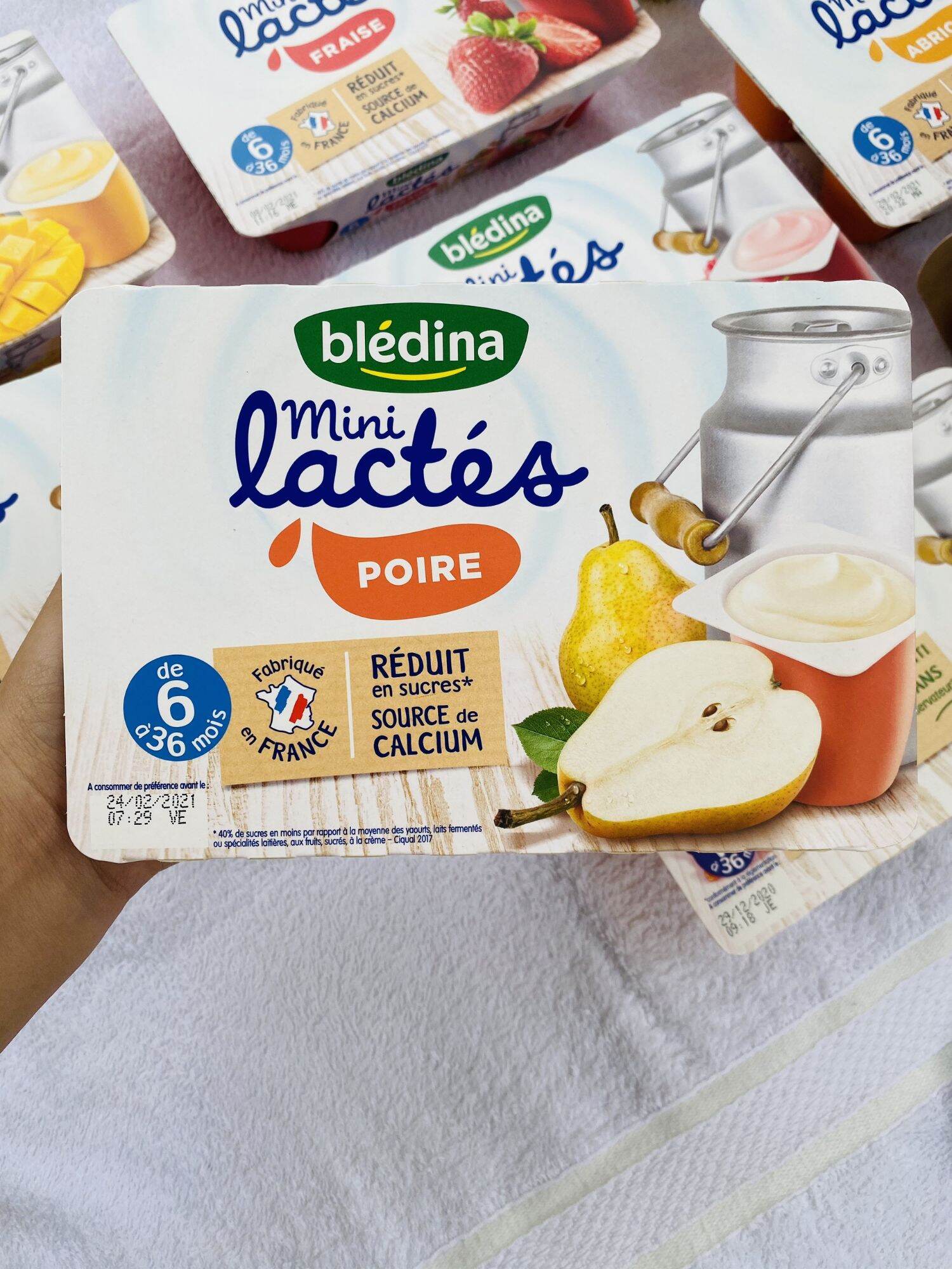 Sữa chua Bledina Pháp cho bé ăn dặm từ 6m