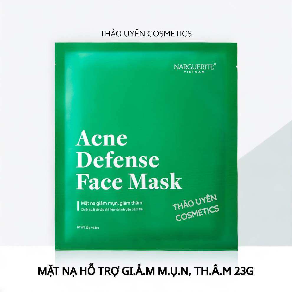 Mặt Nạ Giảm Thâm, Mụn Acne Defense Face Mask Narguerite 23g