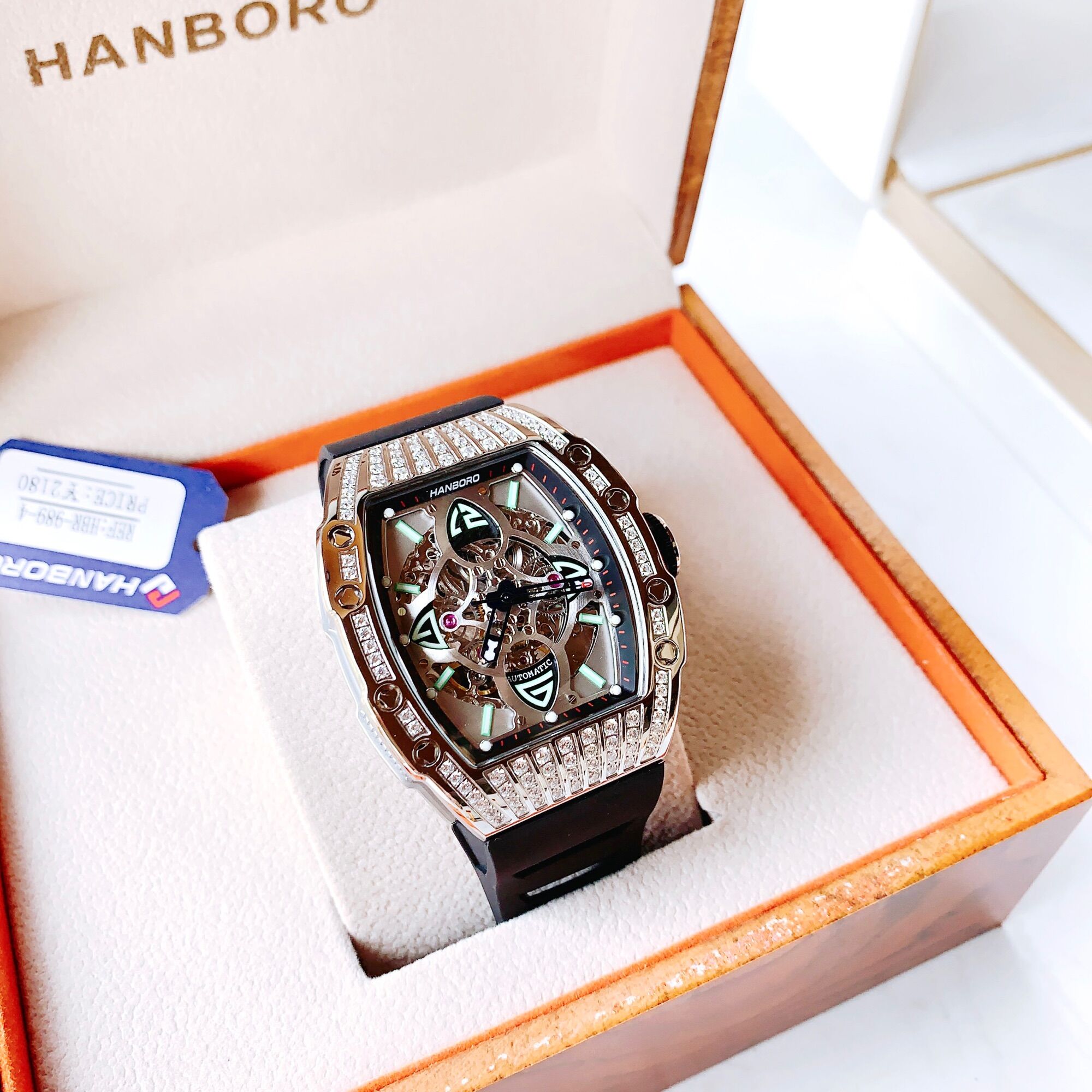 Đồng Hồ Nam Hanboro Size 40x48mm