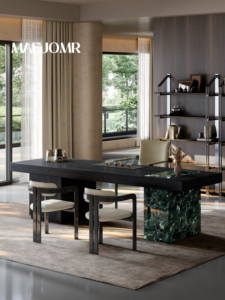 MAEJOMR | Luxury Italian Solid Wood Prada Green Tea Table Giá 39,258,000 Đồng*Miễn phí vận chuyển