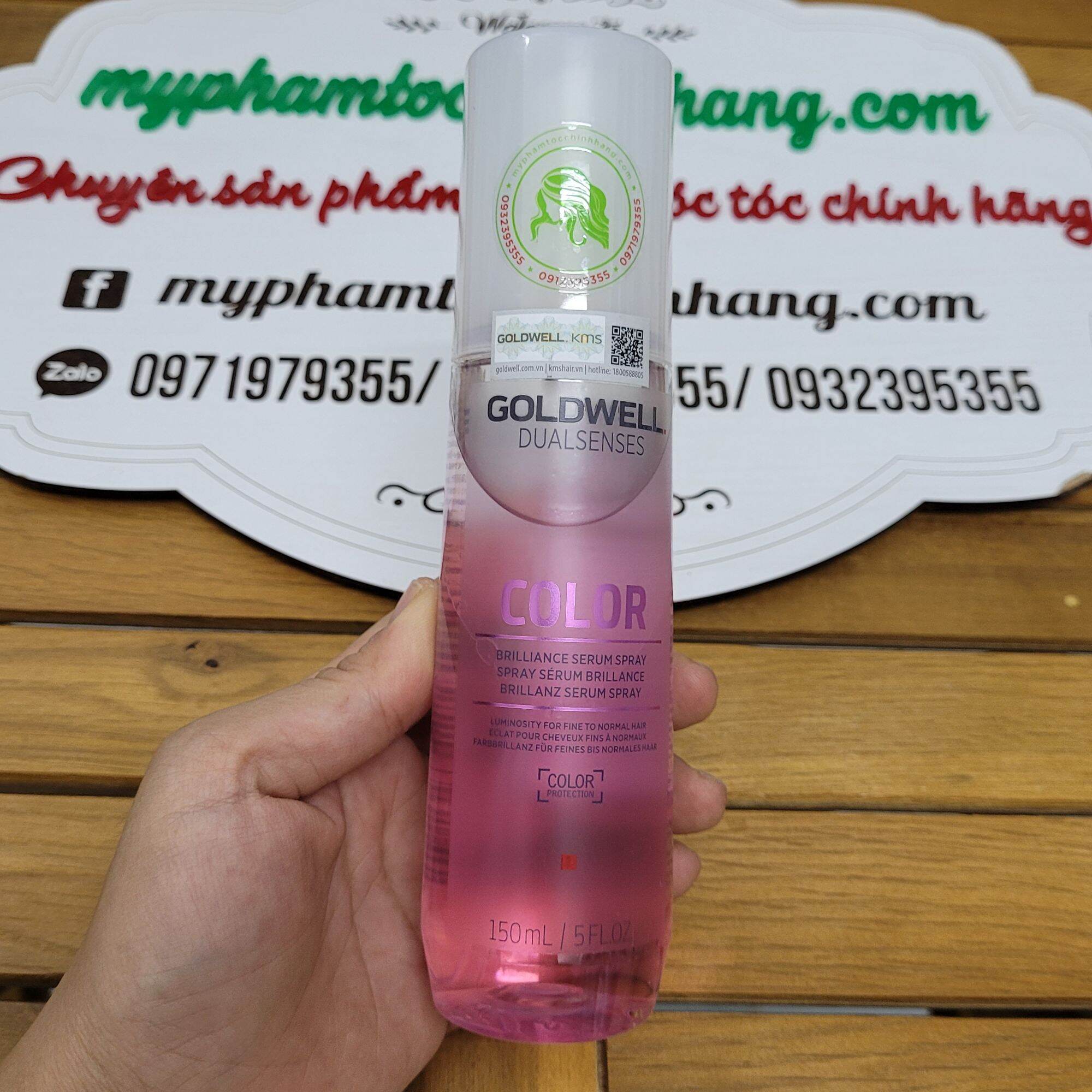 Xịt DƯỠNG Goldwell siêu dưỡng màu color extra rich 150ml
