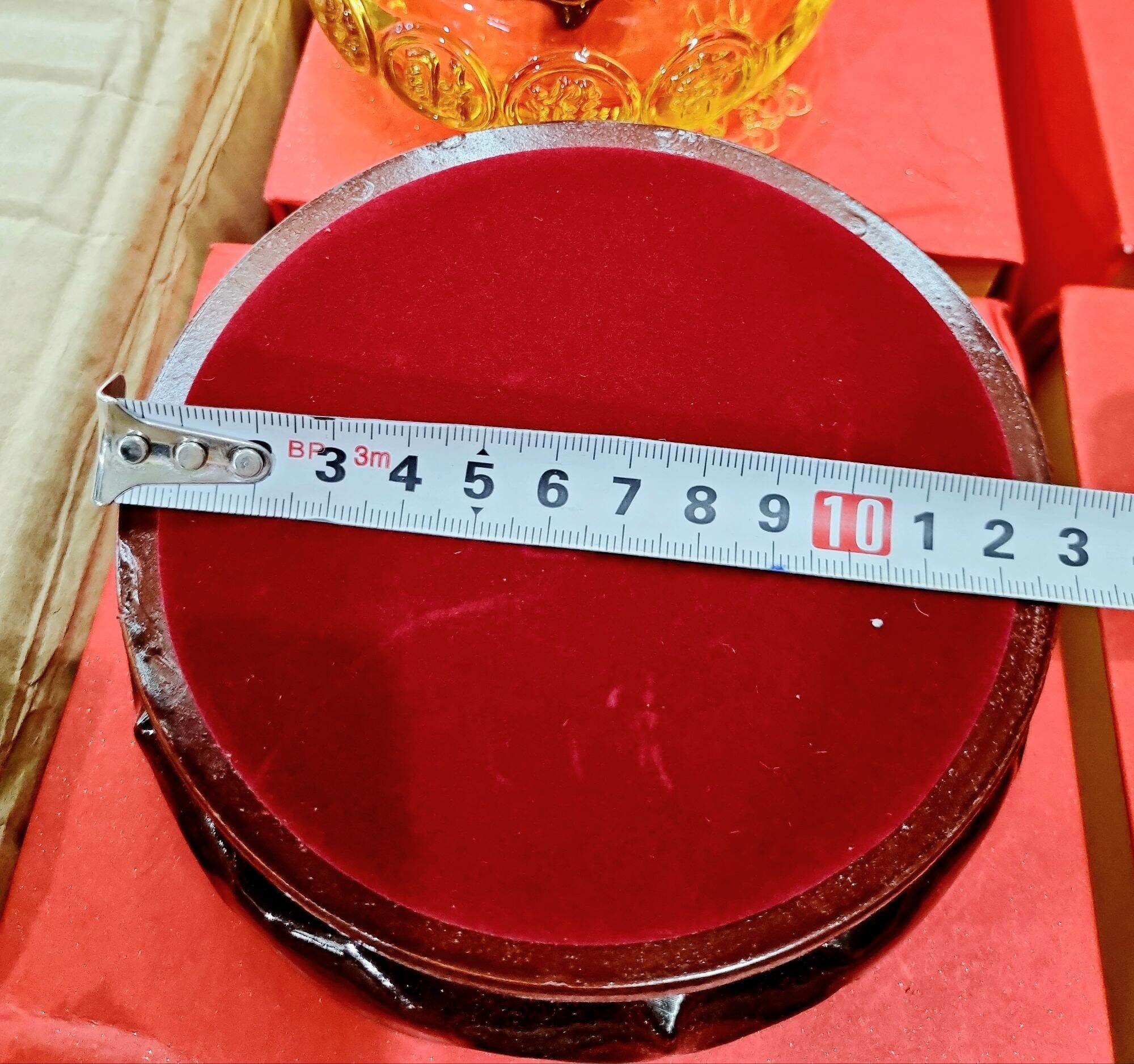 HỦ VÀNG TÀI LỘC - BÁT TỤ BẢO - SIZE LỚN 10CM