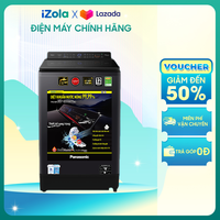 [GIAO TẠI HCM] Máy giặt Panasonic Inverter 16 Kg NA-FD16V1BRV - Mâm giặt Active Wave - Tự khởi động lại khi có điện - Giặt nước nóng StainMaster+