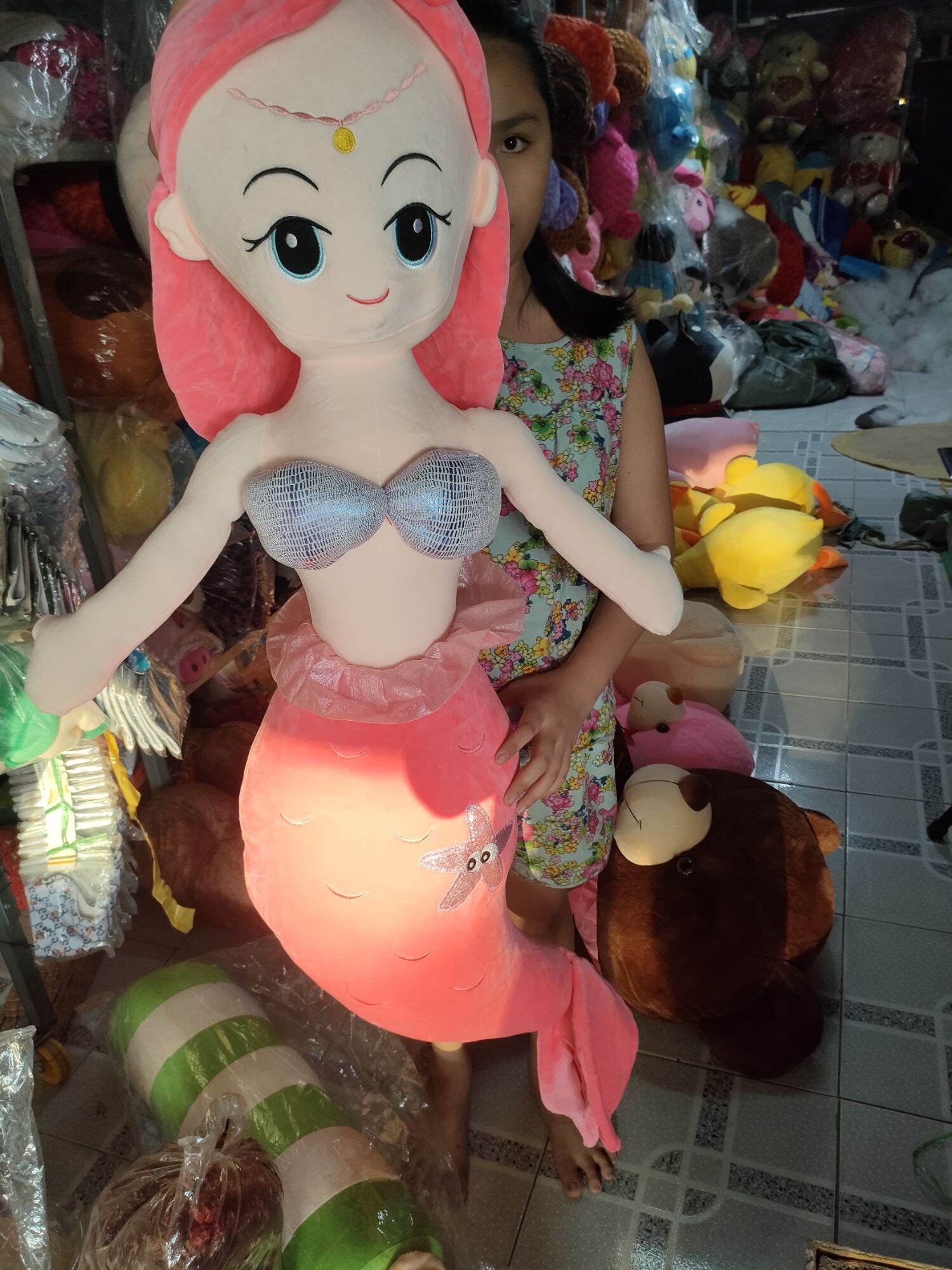 Gấu bông nàng tiên cá 1,1m