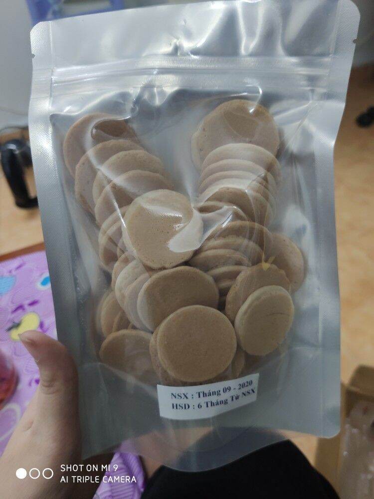 100gr bánh đồng tiền sữa (túi zip 100gr) thơm ngon