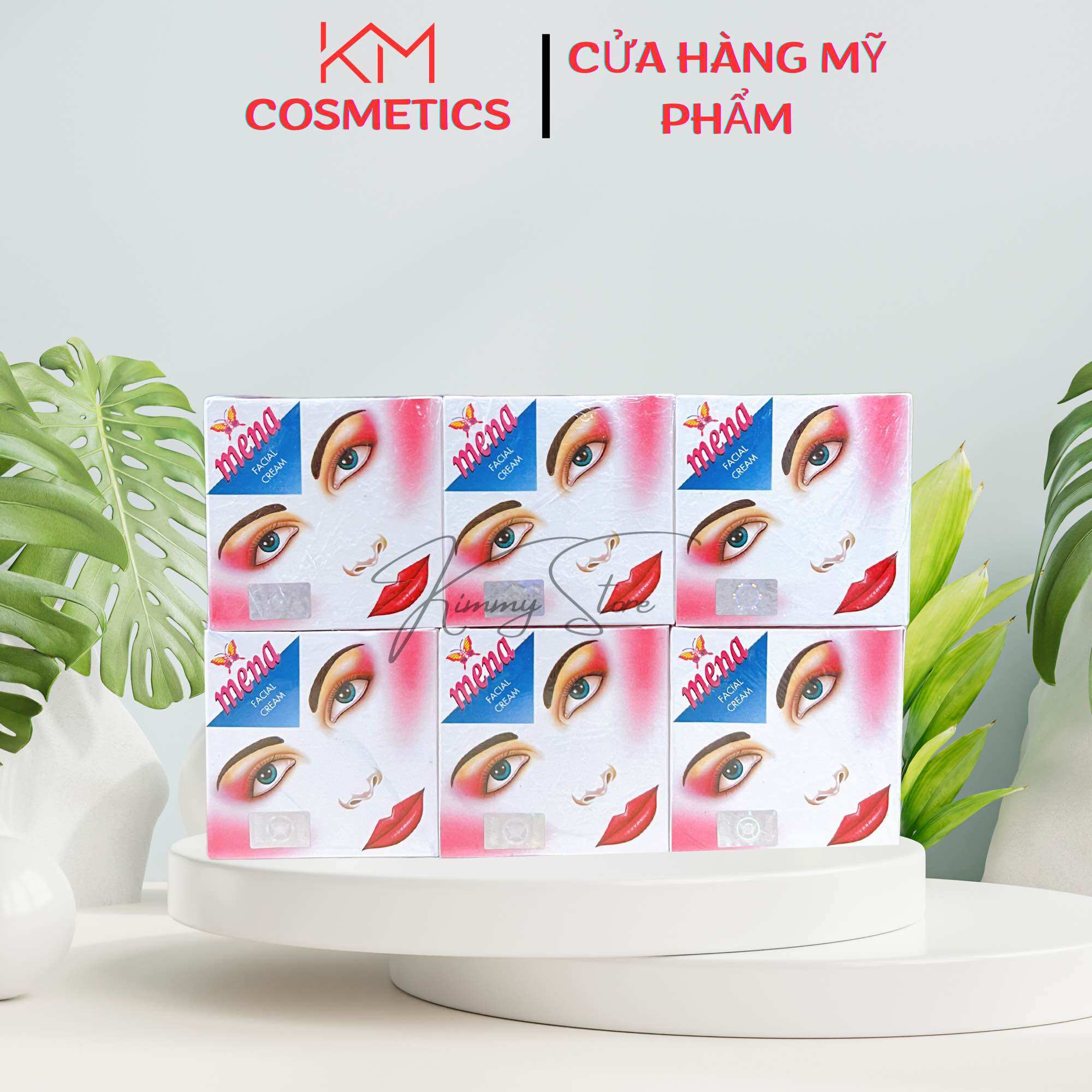 Sỉ lố 12 hộp kem dưỡng trắng da Mena Facial cream 3g