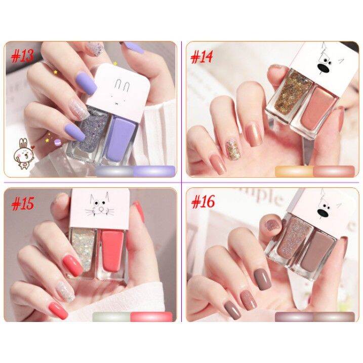 Nước sơn móng tay 2 in 1 siêu dễ thương