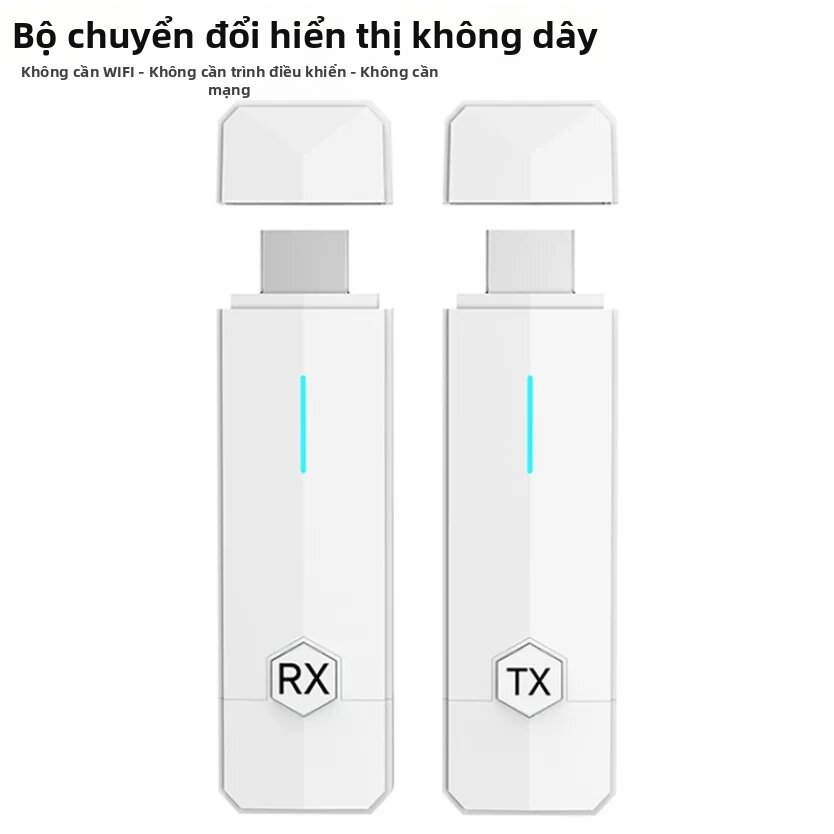 Bộ Thu Phát Video Không Dây Tương Thích HDMI 5.8G Phạm Vi 50M 1080P TV Stick Dongle Adapter Cho TV Box Máy Chiếu PC