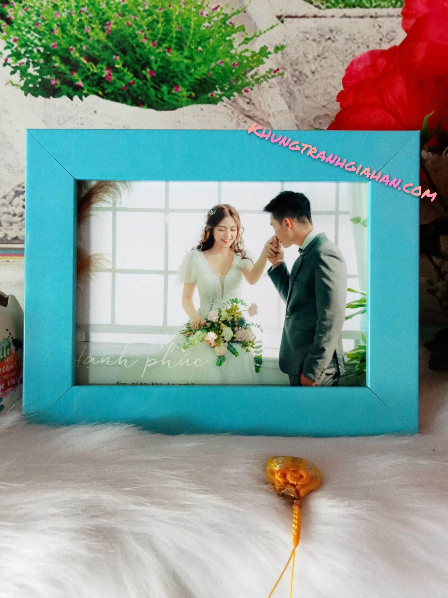 Khung hình 13x18 để bàn mặt kính giá rẻ