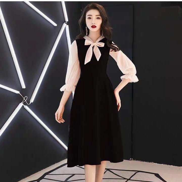 Đầm Nude Đỏ/ Nude Đen đủ size Mẹ & Bé (có bán lẻ)