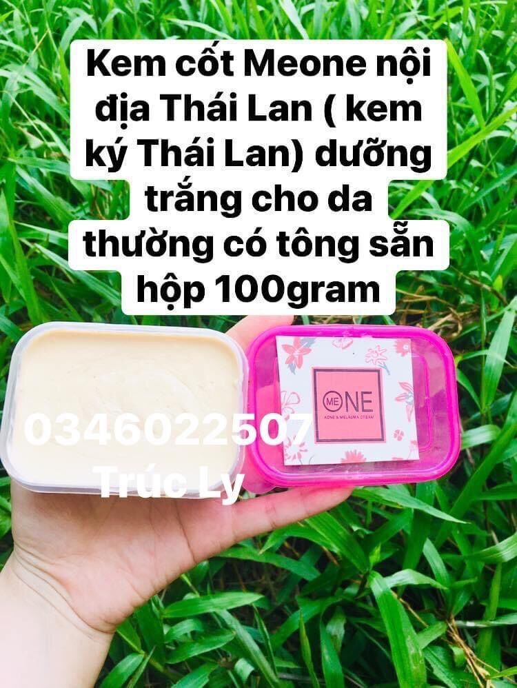 Kem cốt mềm Thái Lan Me One dưỡng trắng da hộp nhỏ 100gram