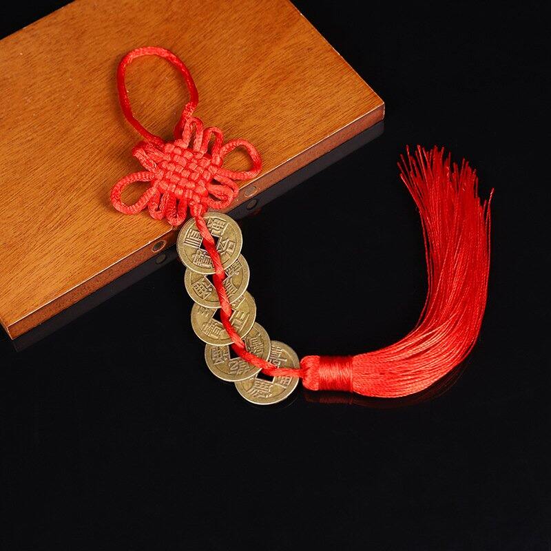 DÂY ĐỒNG XU NGŨ ĐẾ ( 5 ĐỒNG TIỀN MAY MẮN)