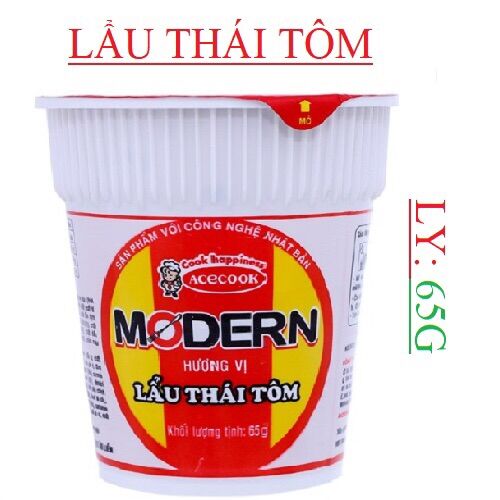 Mỳ Modern Lẩu Thái Tôm ( Thùng 24 * 65gr)