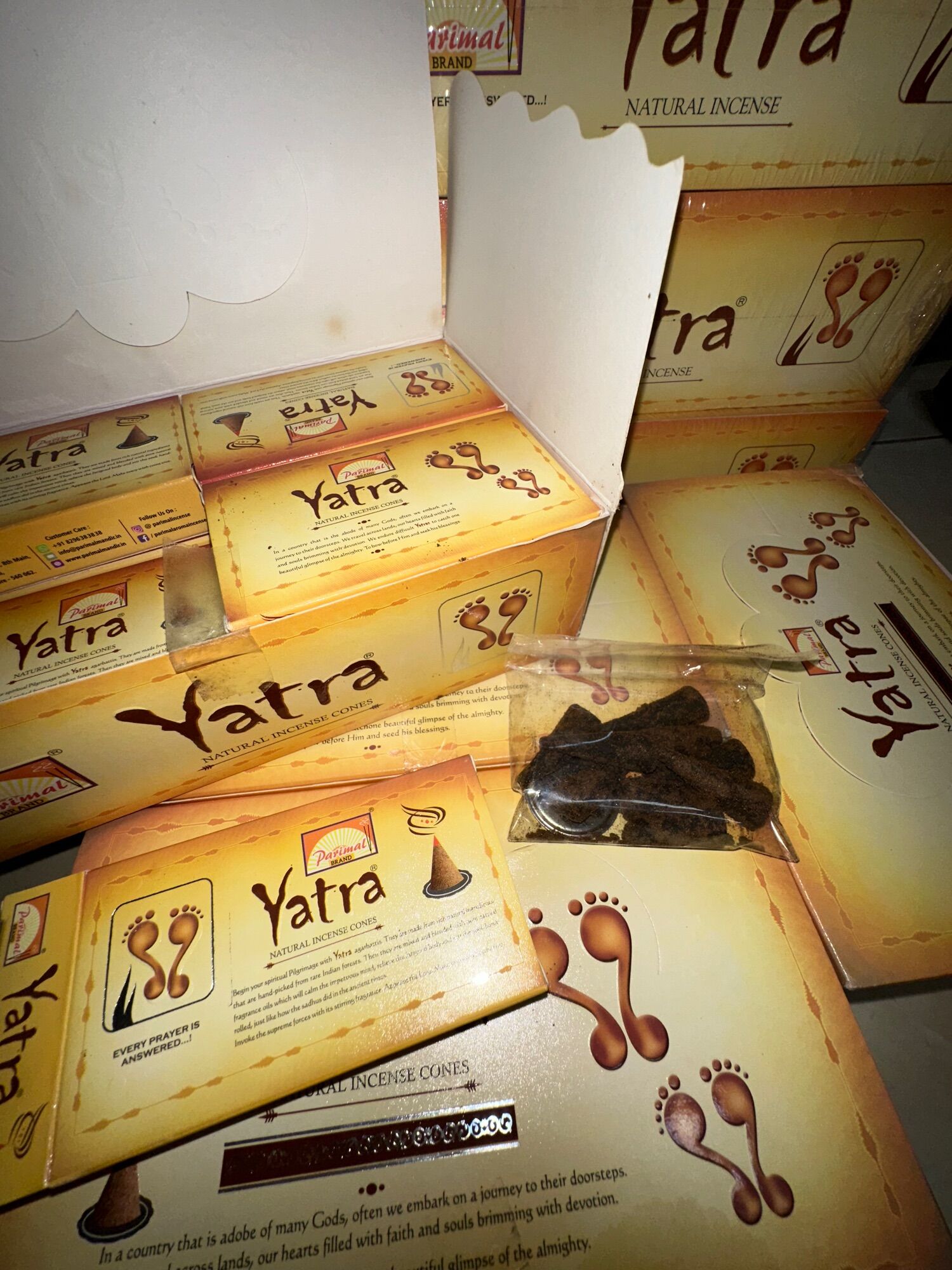 Nhang trầm ấn độ yatra, thơm dịu nhẹ