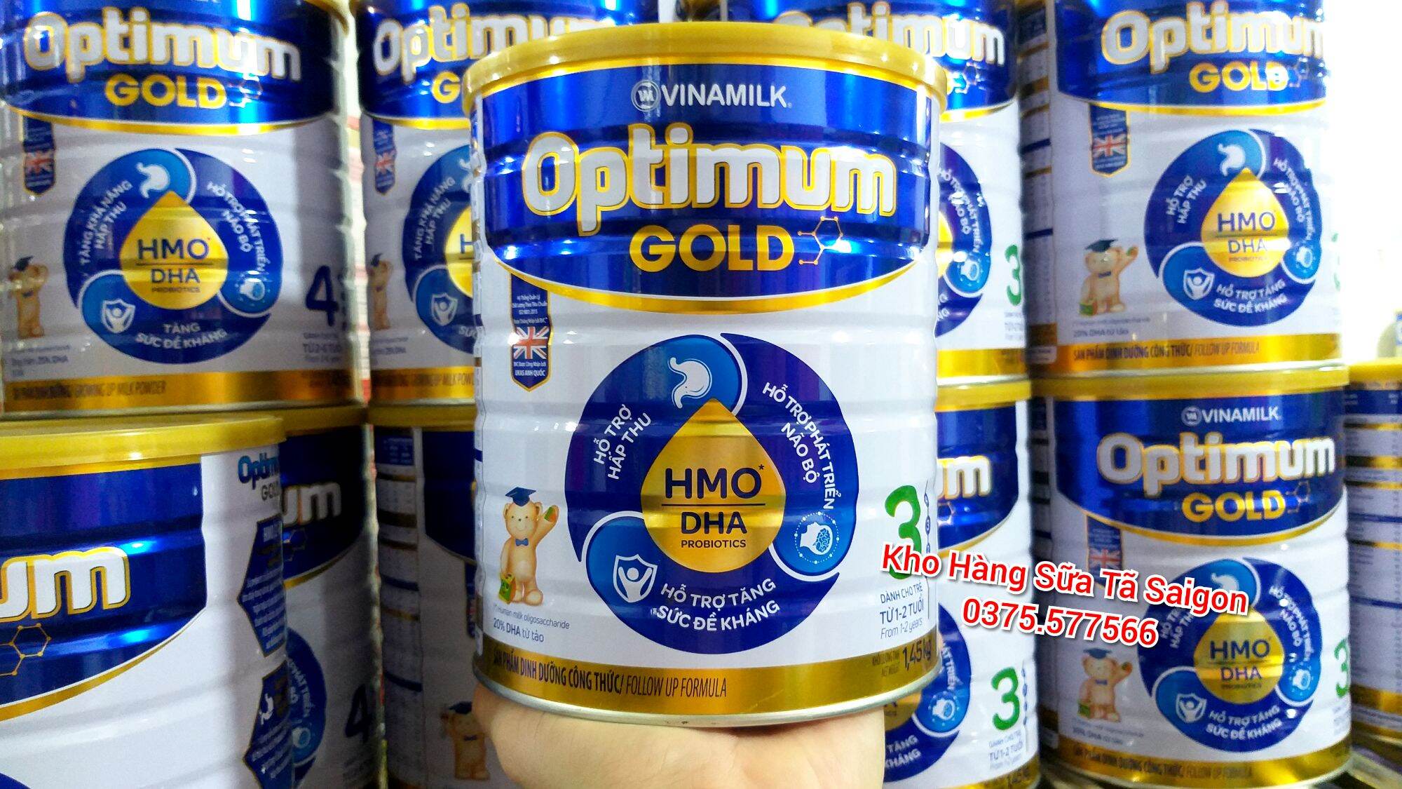 Sữa bột Optimum Gold lon 1.45 Kg của Vinamilk