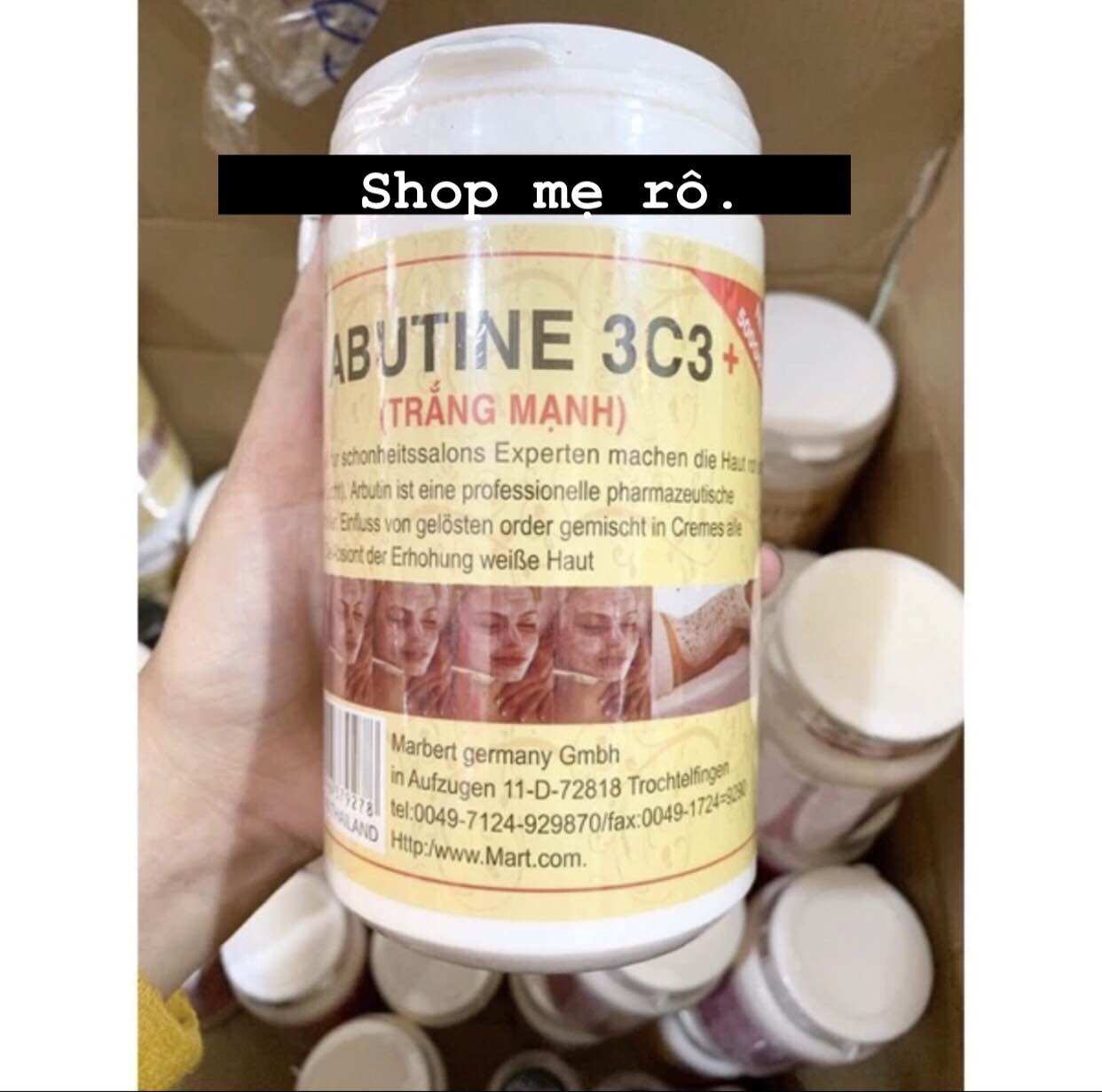 Lẻ 1 hủ kem arbutin 3c3 hủ 500g
