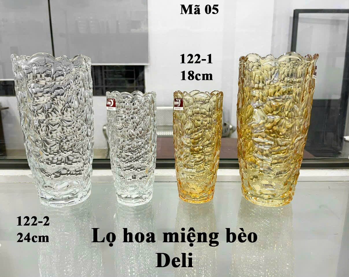 Lọ hoa thủy tinh pha lê cao cấp