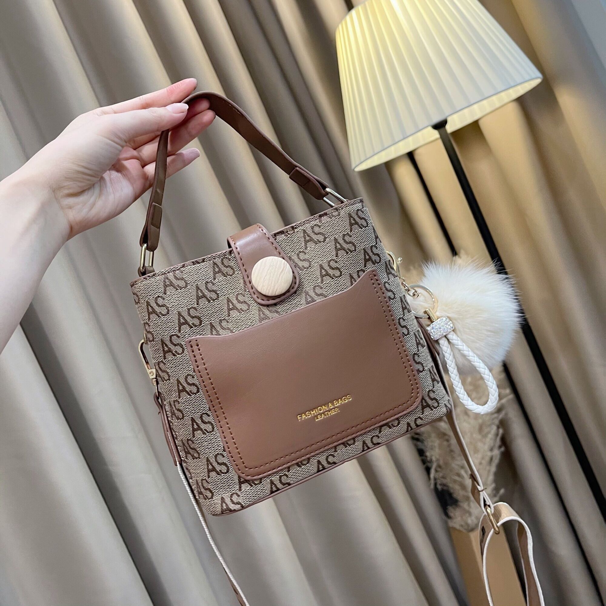 Túi Gucci dây rút (Size 21cm)
