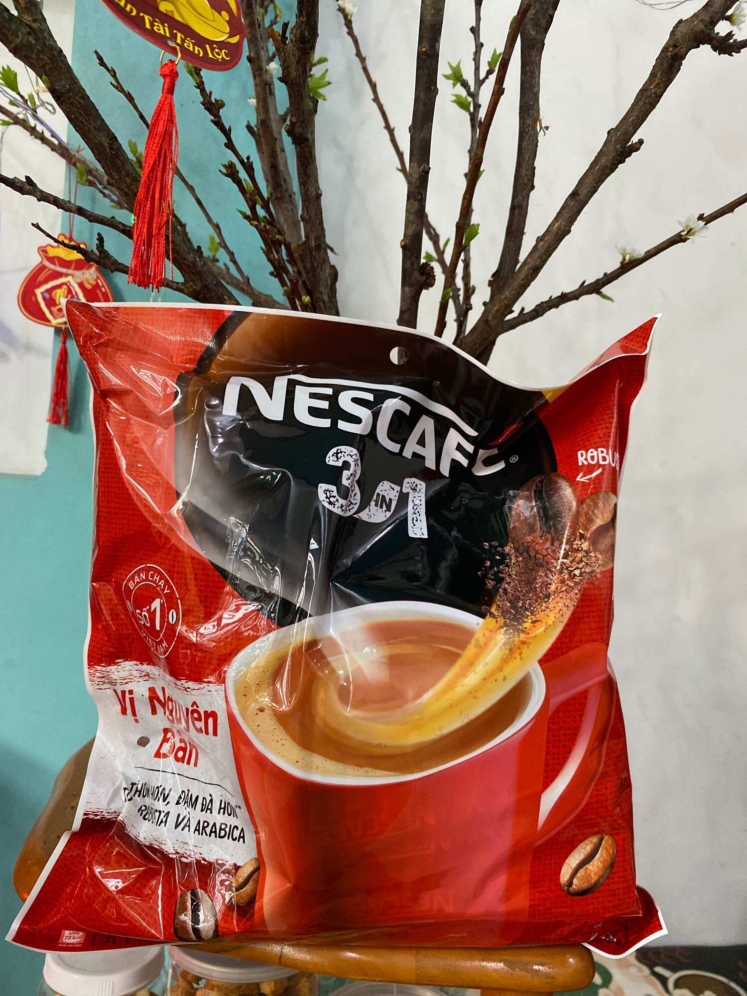 Nescafe 3in1-Combo 4 bịch*46 gói*16g