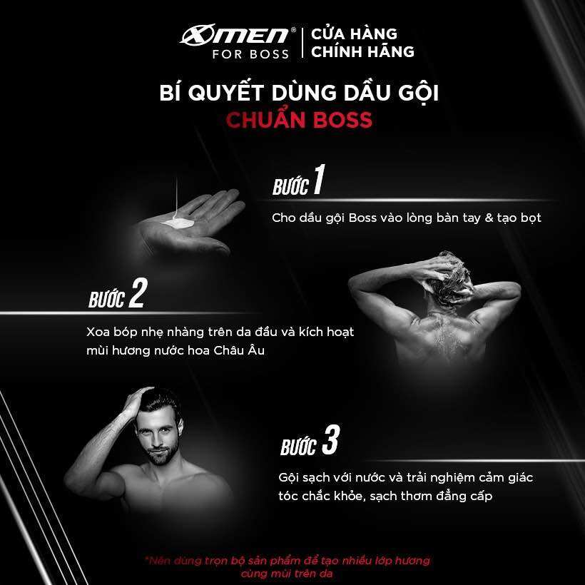 Dầu gội xmen for boss 850g