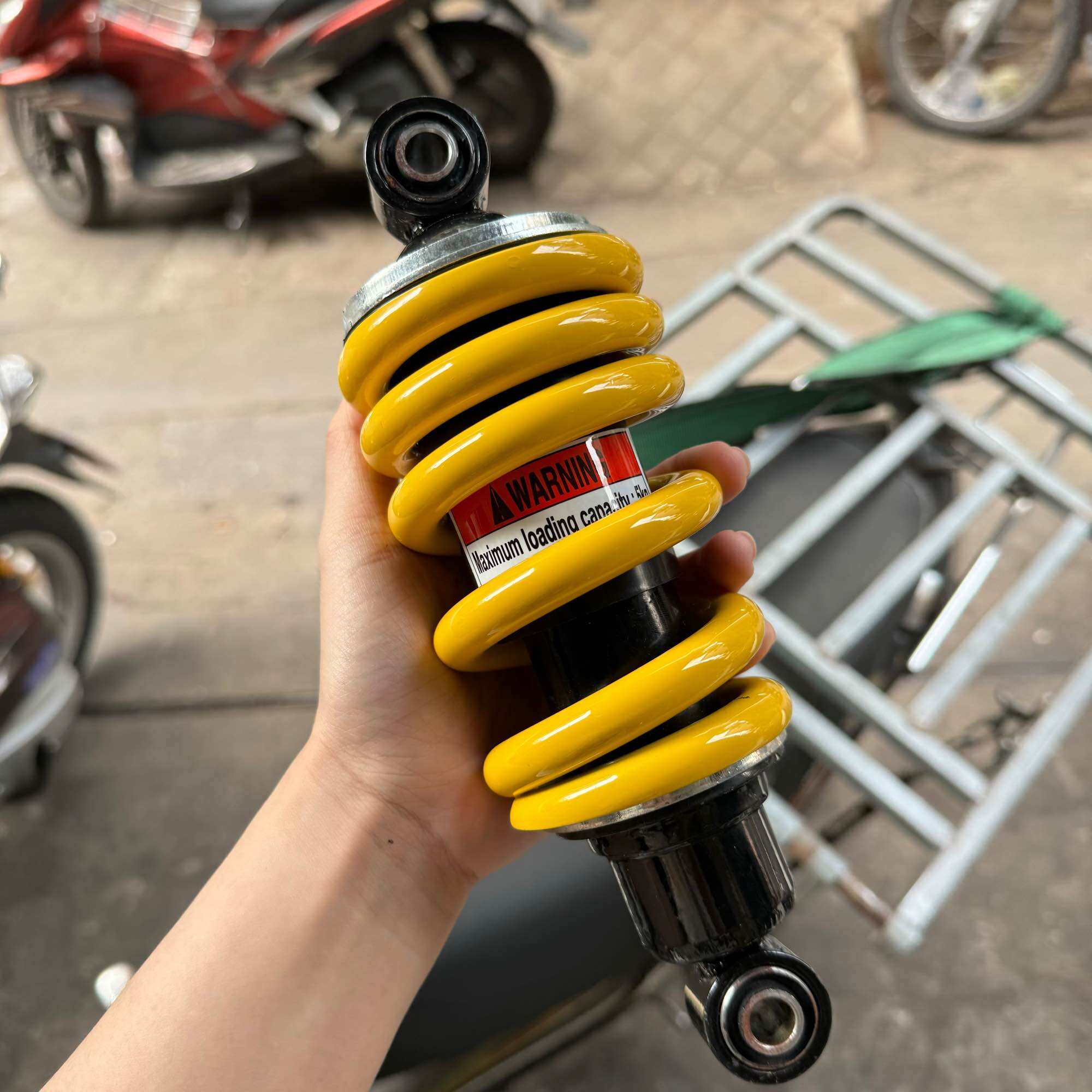 Phuộc nhún sau Ohlins cho Ex 135 Ex 150  [ Mẫu mới]