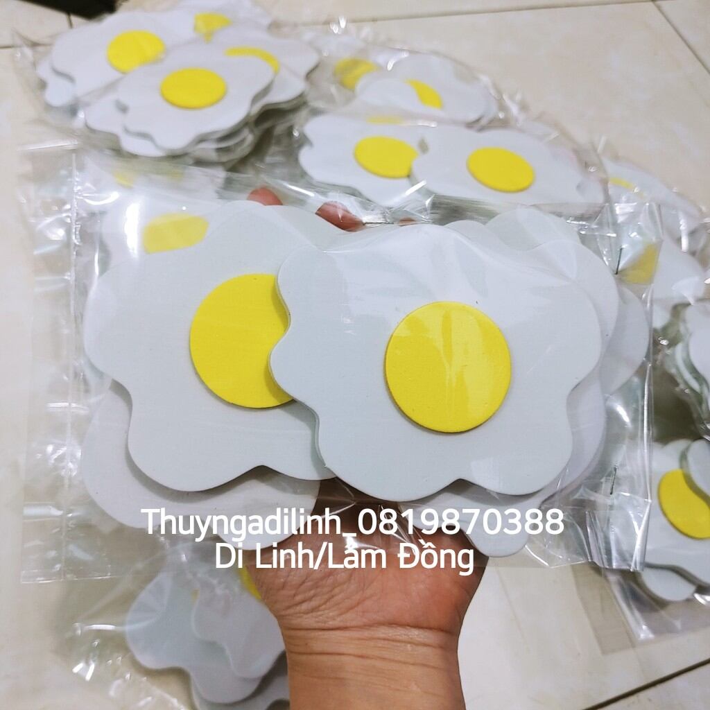 Túi 5 trứng ốp la mút xốp 5ly mầm non