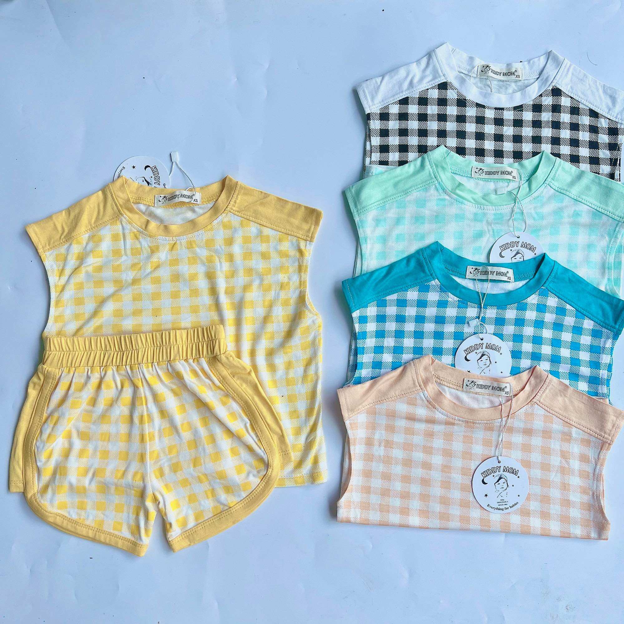 Bộ thun lạnh sát nách cho bé 5-18kg