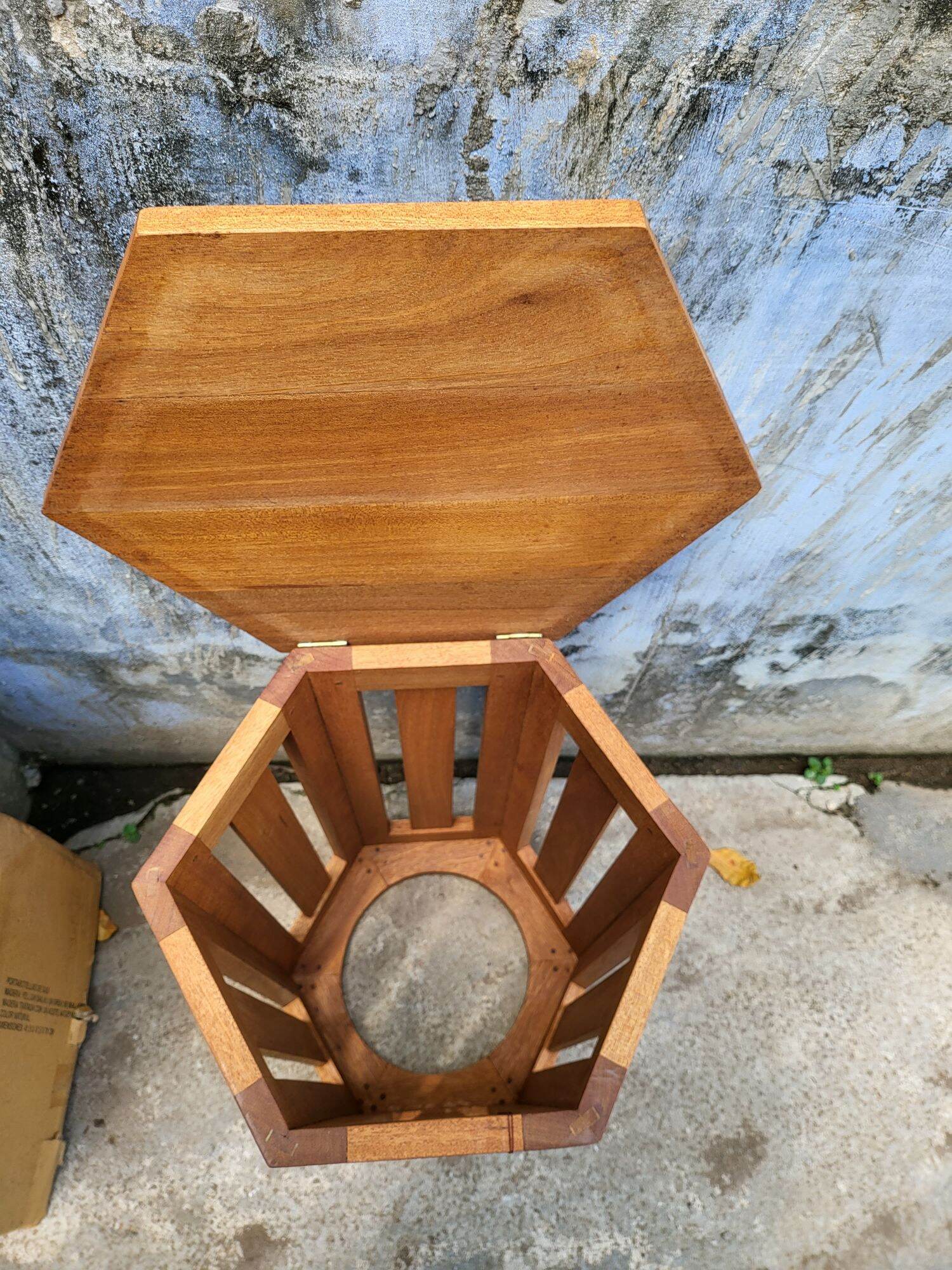 giỏ gỗ đựng hoa, giỏ rác, giỏ đựng ga