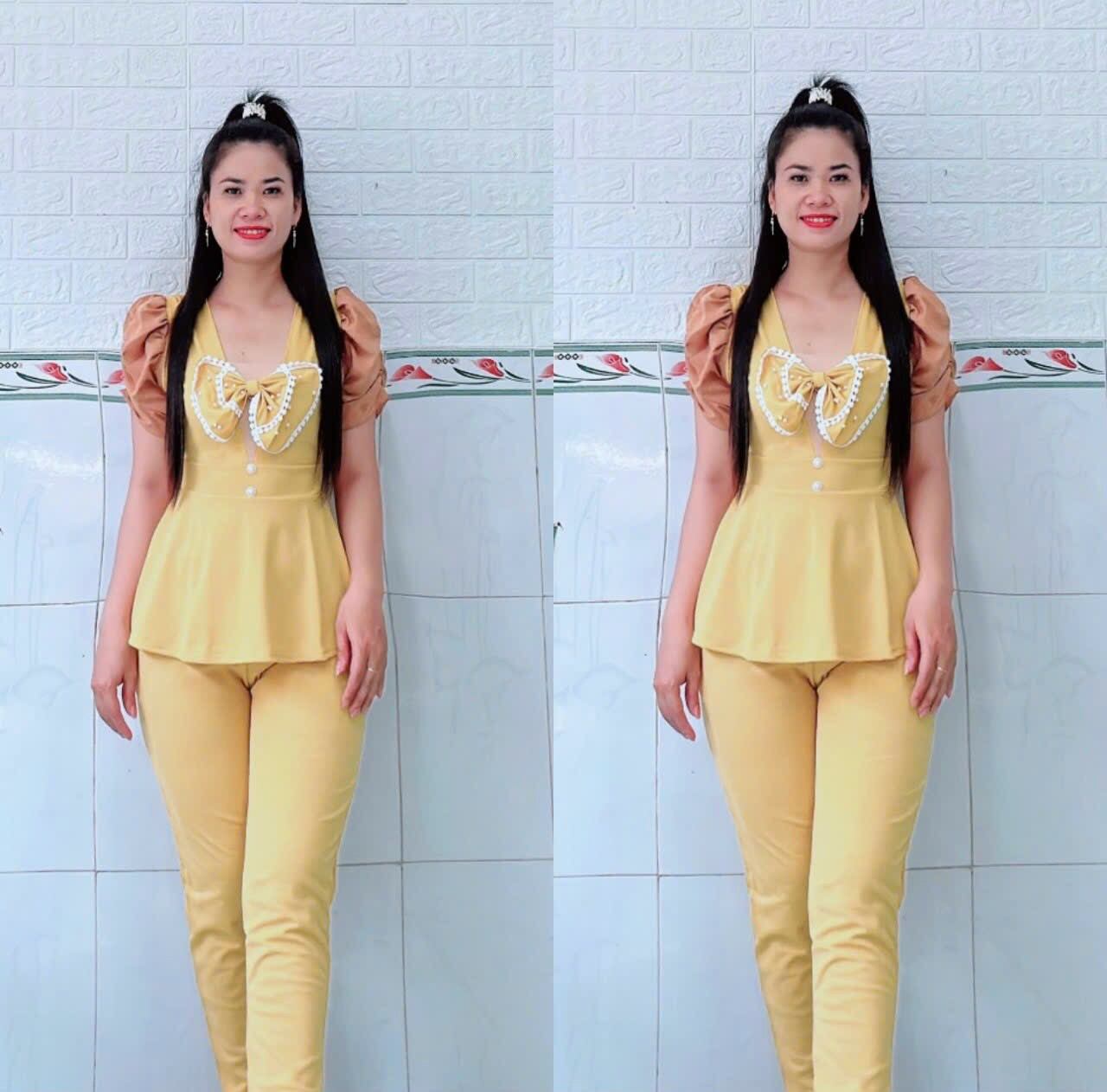 Sét bộ thun mặc nhà