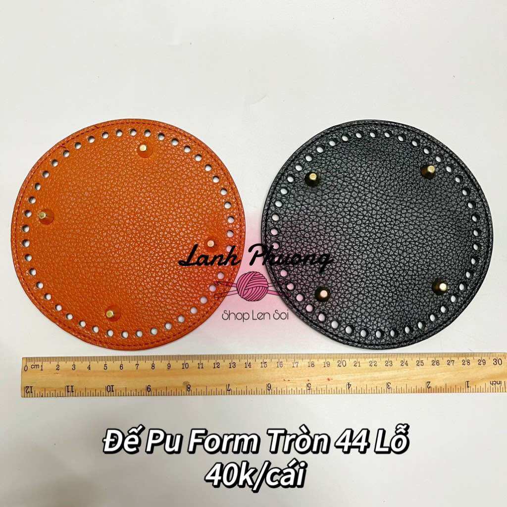 Đế Da Pu Tròn 44 Lỗ 15cm