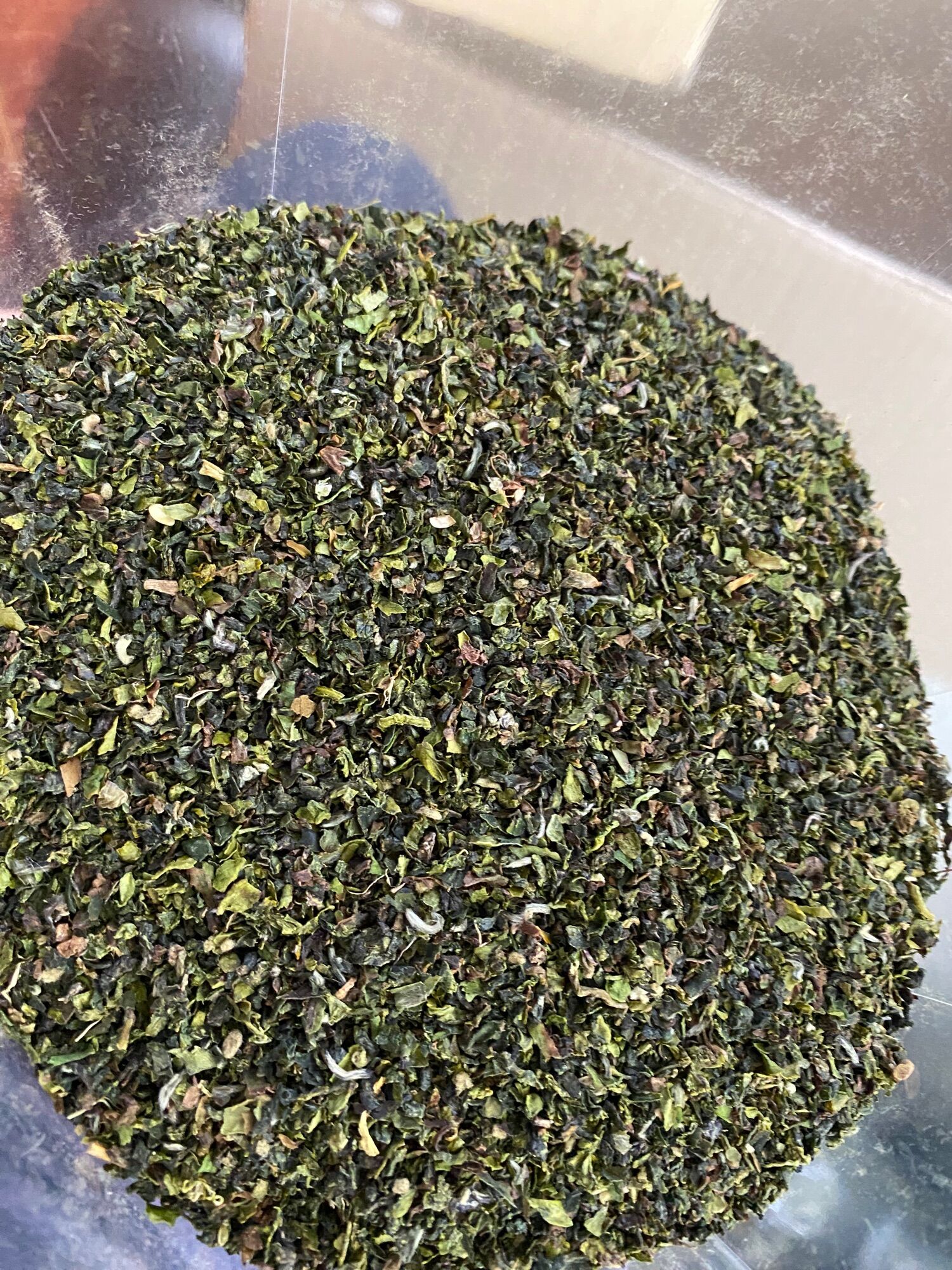 Trà xanh Bảo Lộc Trà Oolong (Ô long) tấm 1kg