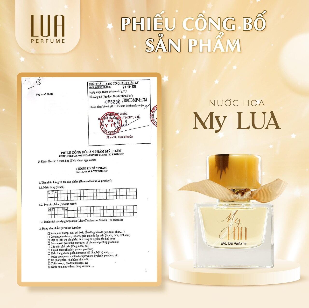 Nước Hoa Nữ My  Lua No 06 35ml  Lua Perfume