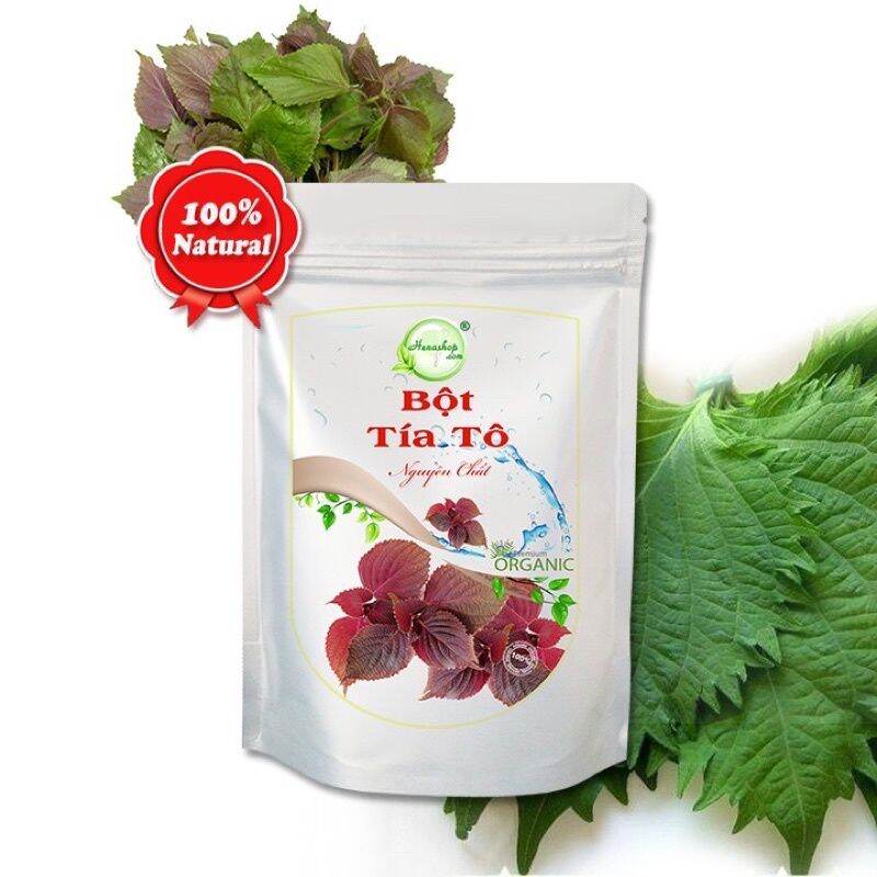 100Gr Bột Lá Tía Tô Sấy Lạnh Nguyên Chất 100%