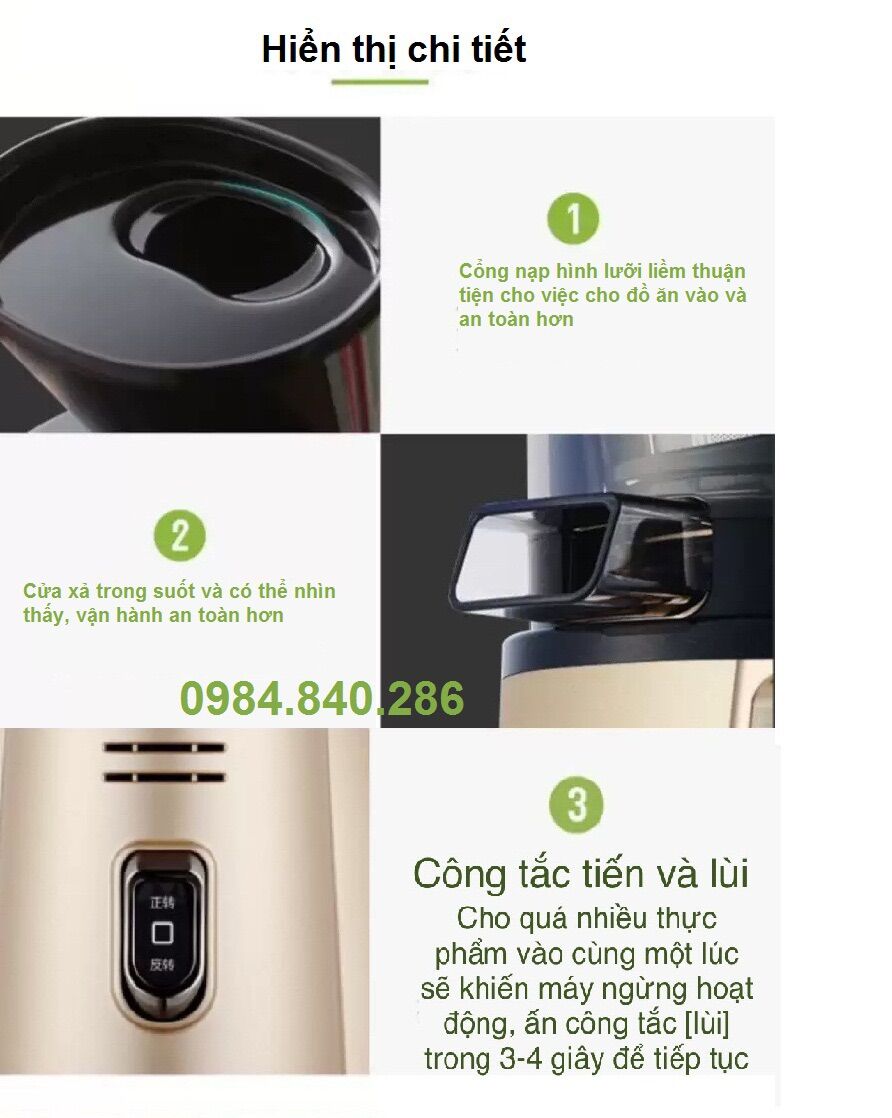 Máy ép trái cây chậm Hurom HU-19SGM