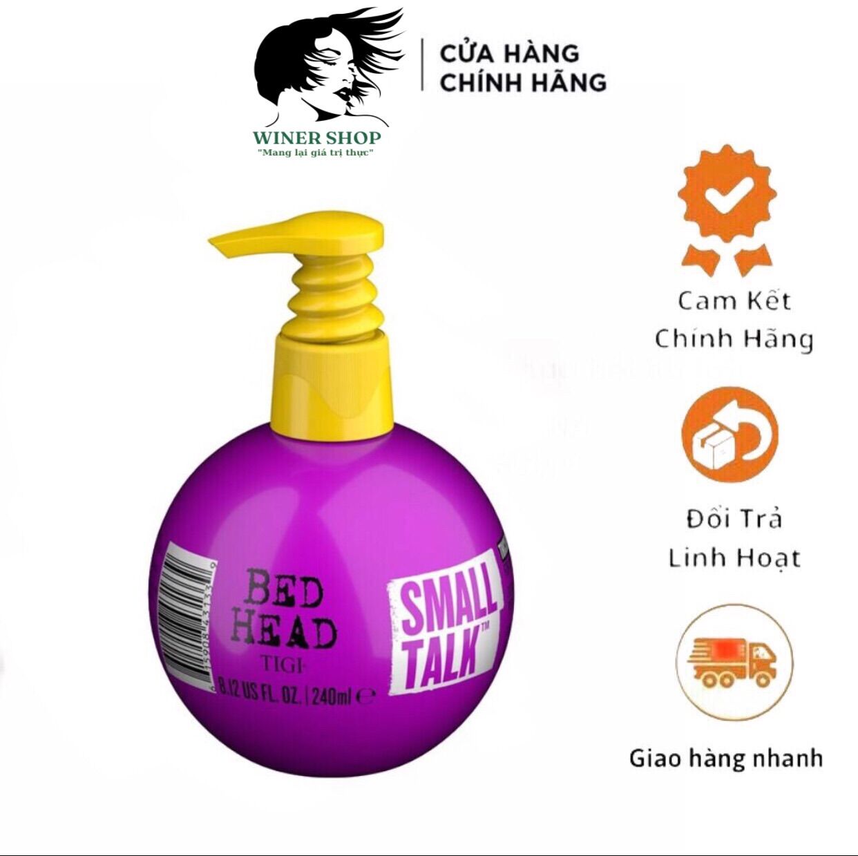 Gel tóc tạo nếp tóc uốn Tigi Bed Head Small Talk 240ml
