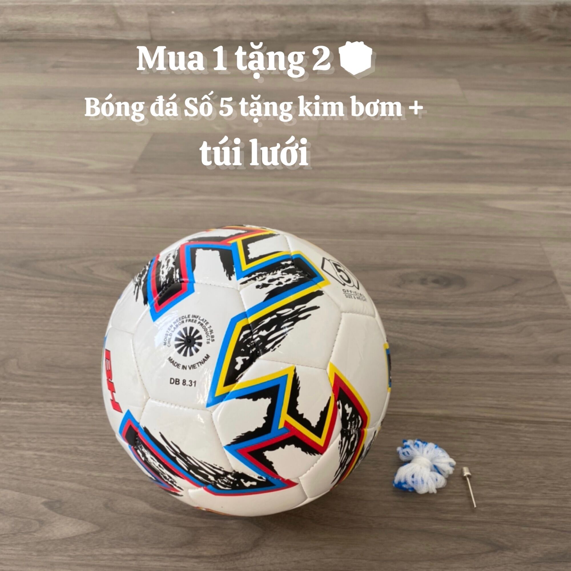 BÓNG ĐÁ SỐ 5 MẪU WORLD CUP 2018(TẶNG TÚI LƯỚI+KIM BƠM)