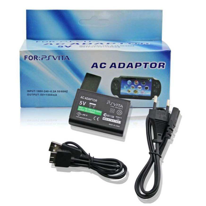 Củ sạc máy game psvita2000 psvita 1000 củ nguồn psvita cao cấp cục sạc psvita 2000 psvita1000 kèm dây cáp usb charging