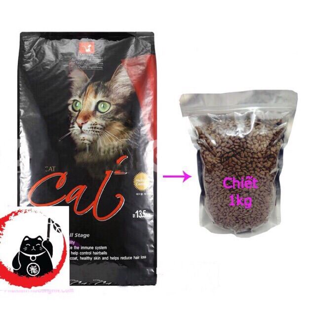 Thức ăn cho mèo Cat’s Eye túi zip 1kg