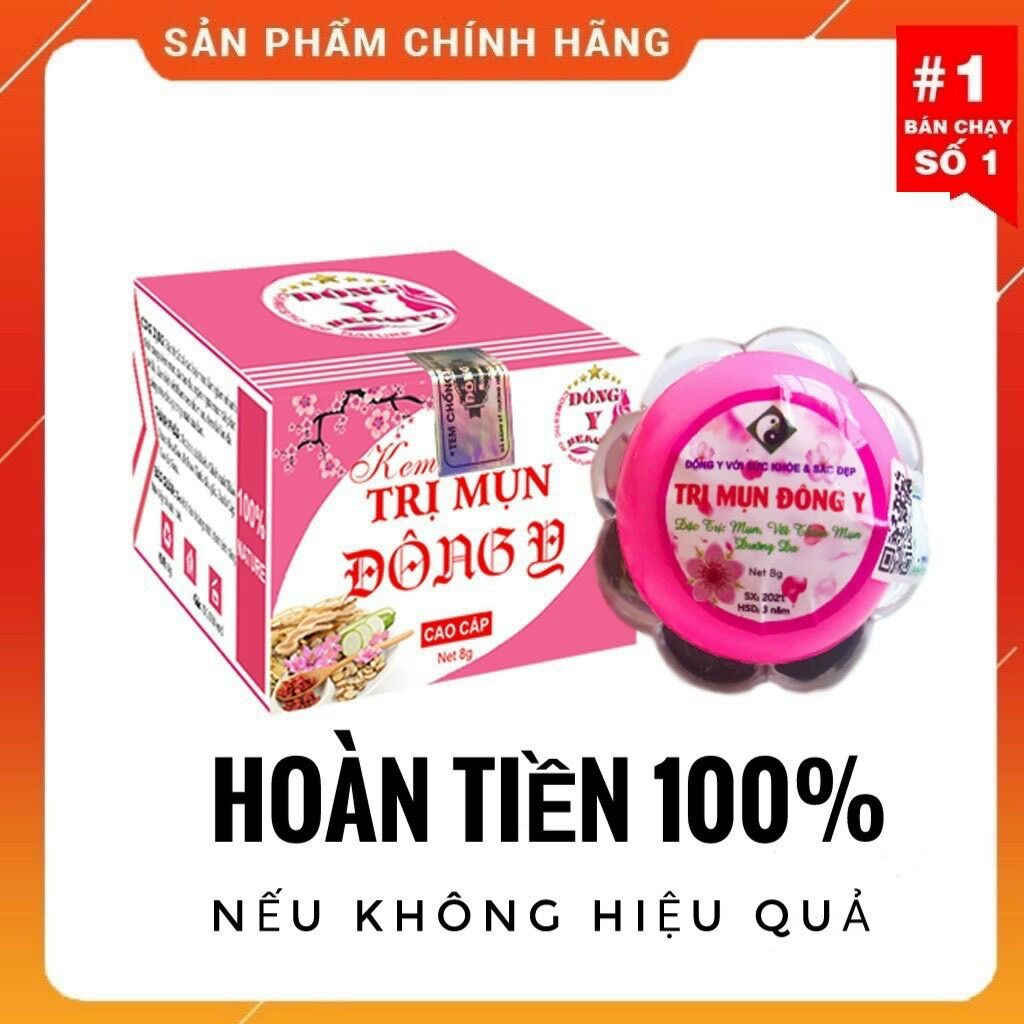[Chính Hãng Giá Tốt] combo 5 hộp Kem Mụn Đông Y Hoa Đào