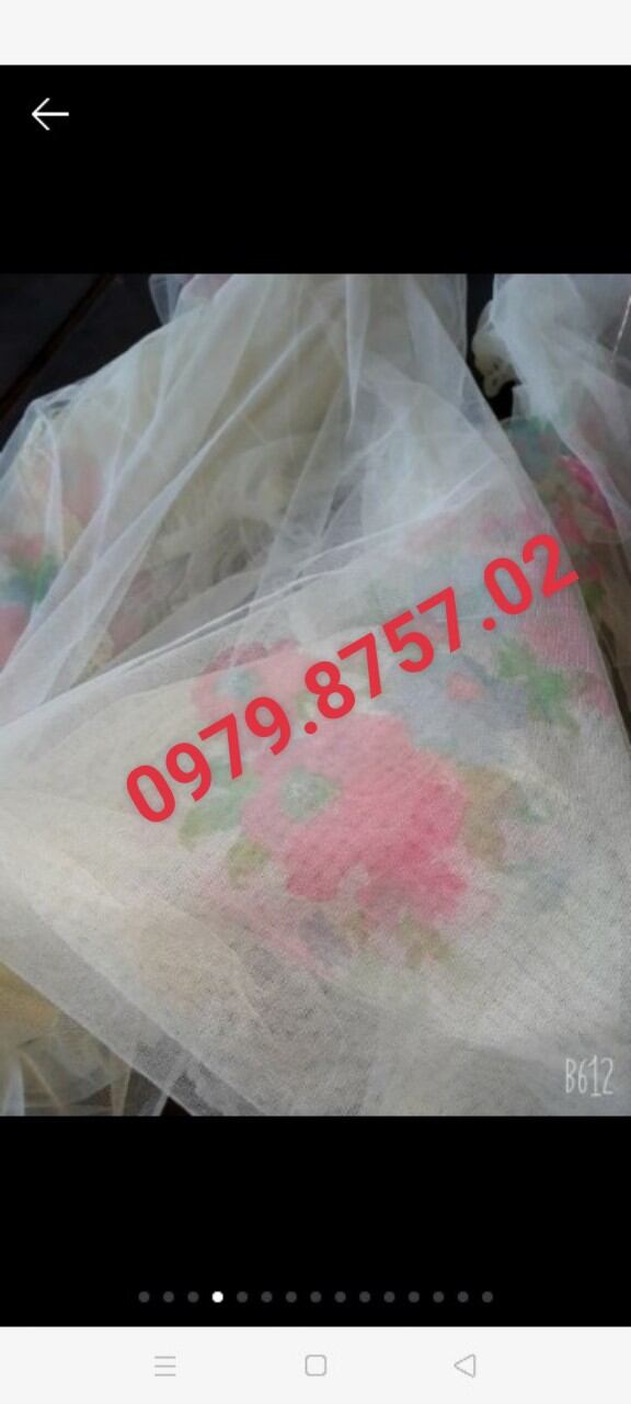 Mùng ngủ lưới hoa 2mx2m5, 2mx3m MÙNG GIỎ