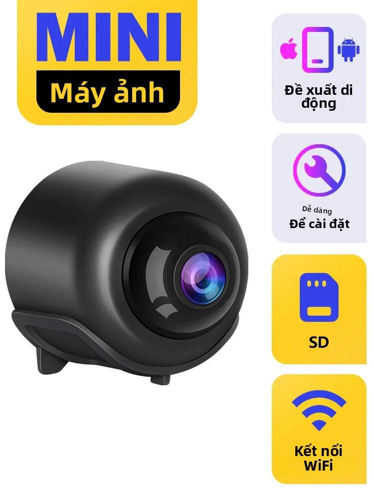 Camera WiFi Mini X5 - Camera IP Di Động Nhẹ Với Tầm Nhìn Ban Đêm Rõ Ràng Phát Hiện Chuyển Động Để Gi
